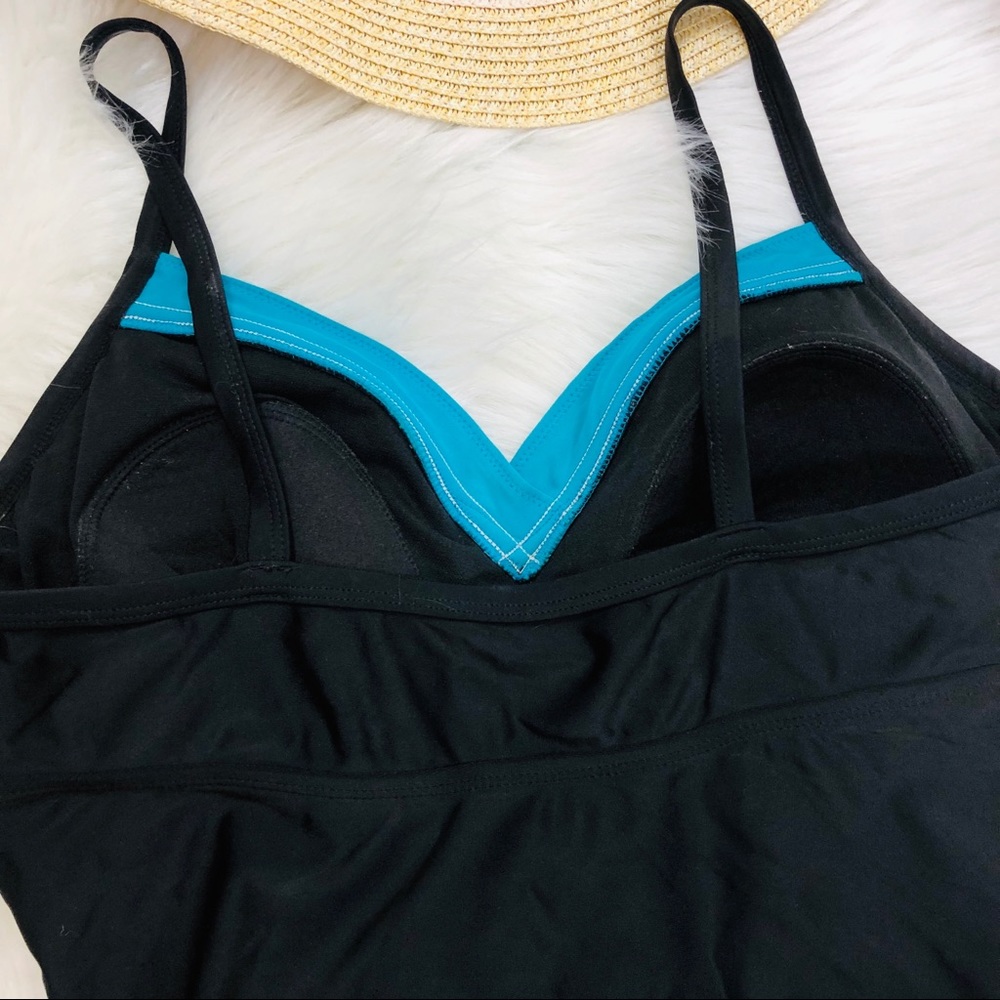 Merona black one piece swim suit - Picture 3 of 8